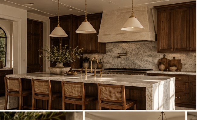 Warm classic kitchen
